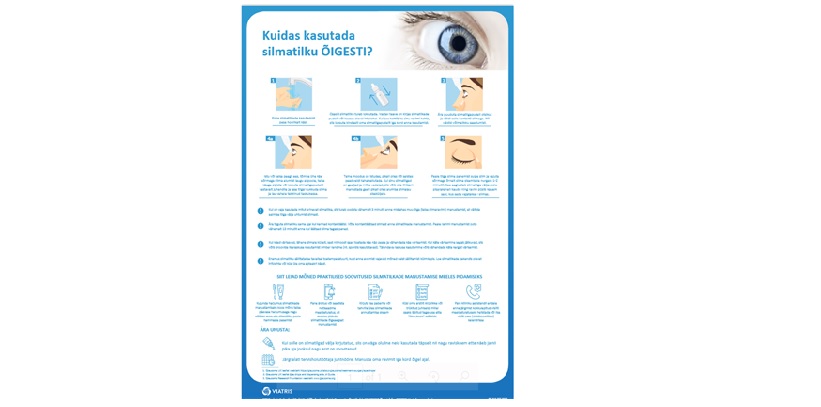 Kuidas kasutada silmatilku õigesti?